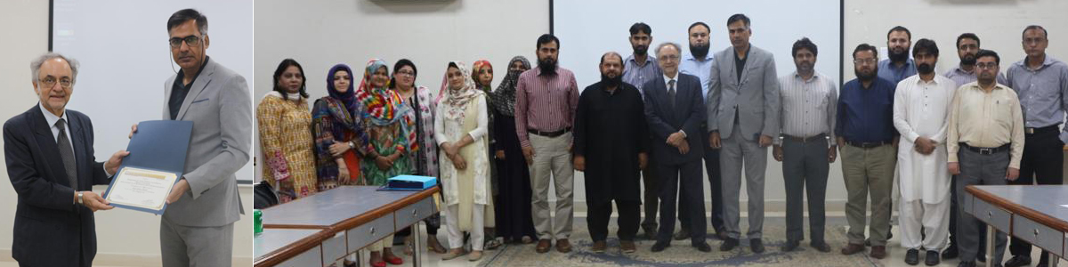 Workshop conducted on blooms taxonomy at Dow university of Health Sciences Karachi